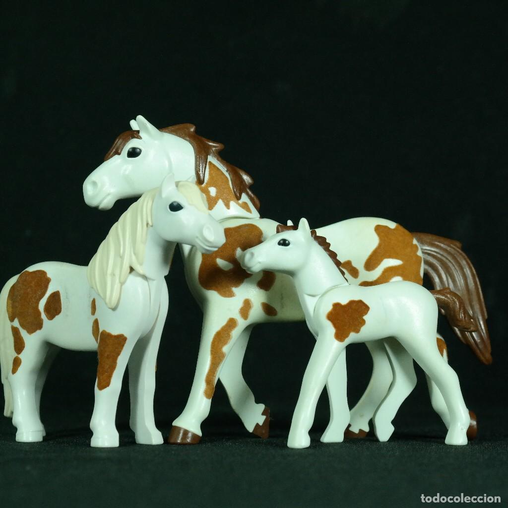 Playmobil: Playmobil tres caballos ☼