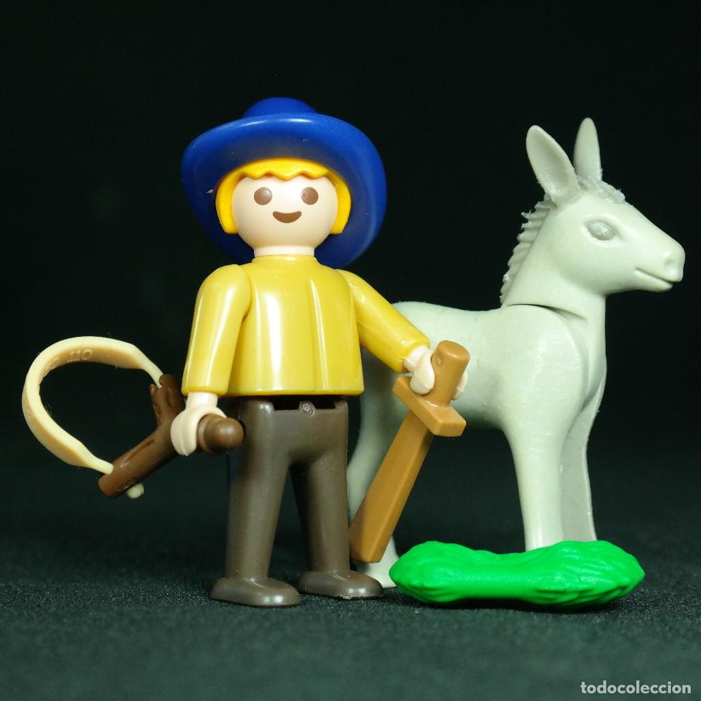 Playmobil: Playmobil ni&ntilde;o vaquero con burro ☼
