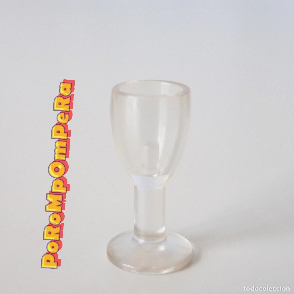 Playmobil: PLAYMOBIL copa trasl&uacute;cida vino bebida cocktail vaso bar restaurante taberna medieval palacio rey N2