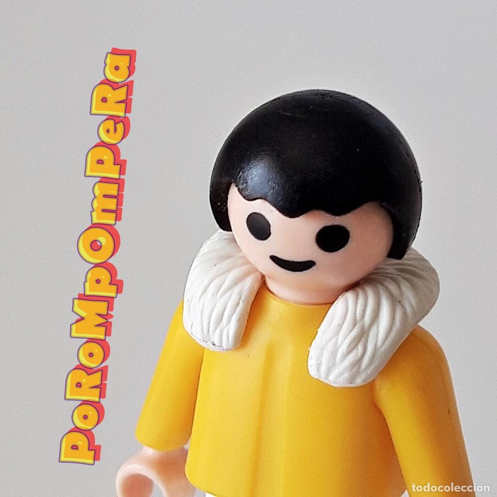 Playmobil: PLAYMOBIL cuello piel blanco innuit &eacute;poca 3465 ? ni&ntilde;o esquimal 80s bufanda infantil S3