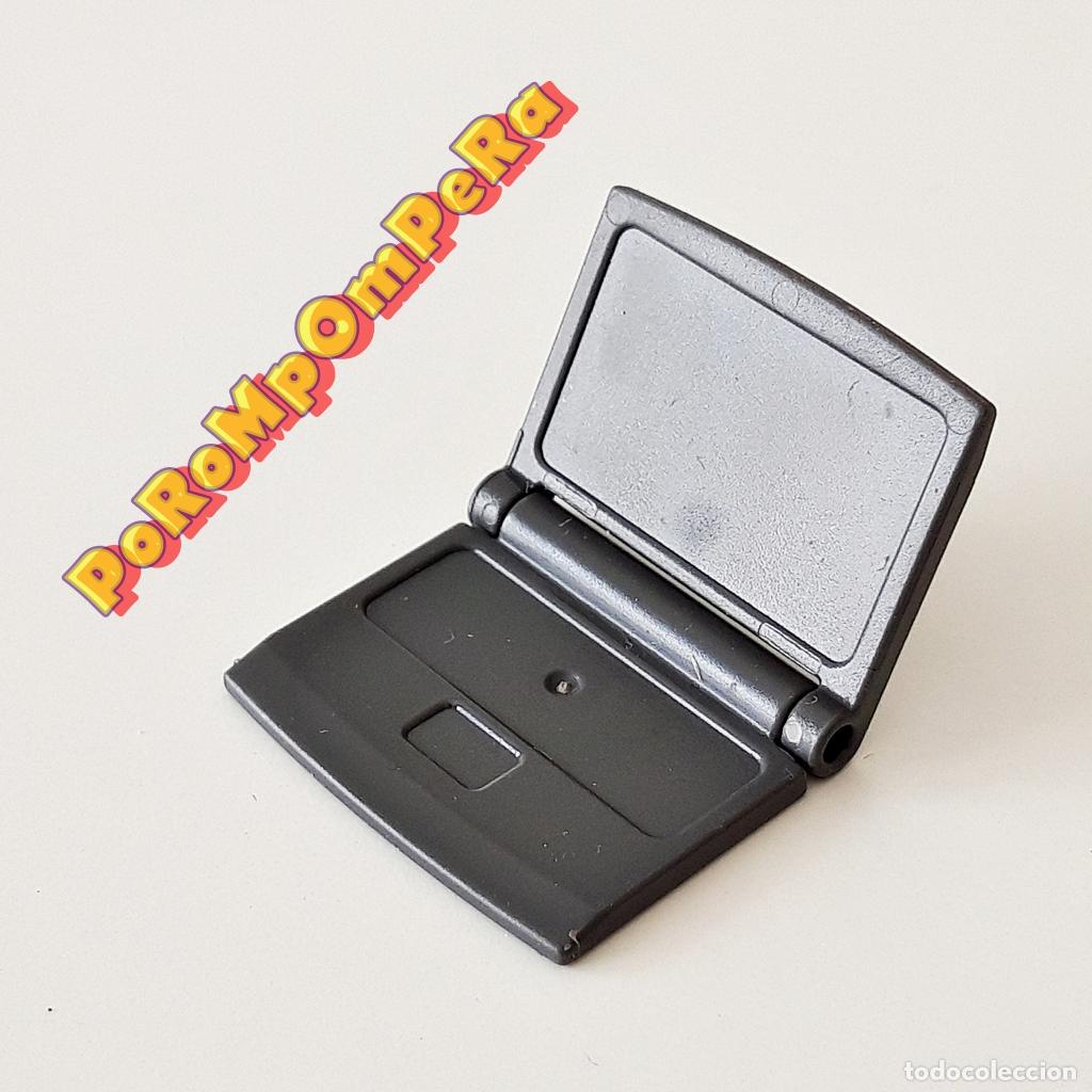 Playmobil: PLAYMOBIL ordenador port&aacute;til oscuro oficina casa habitaci&oacute;n laptop macbook S6