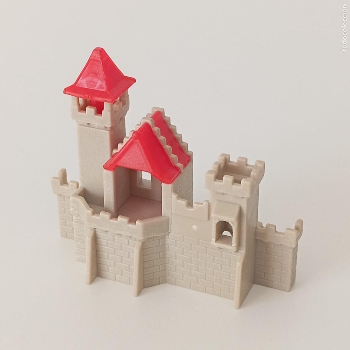 Playmobil: PLAYMOBIL mini edificio set MICRO 4333 secci&oacute;n castillo medieval caja miniatura A3 - Foto 2