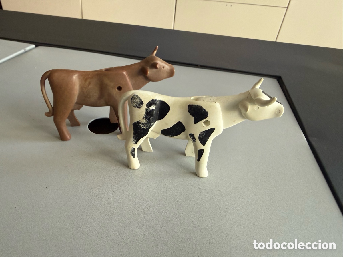 Playmobil: PLAYMOBIL. 2 VACAS. GEOBRA 1974