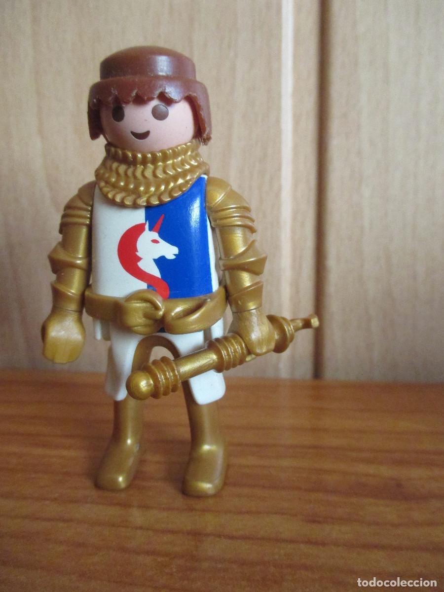 Playmobil: PLAYMOBIL : 1 FIGURA SOLDADO MEDIEVAL , UNICORNIO EN TORSO
