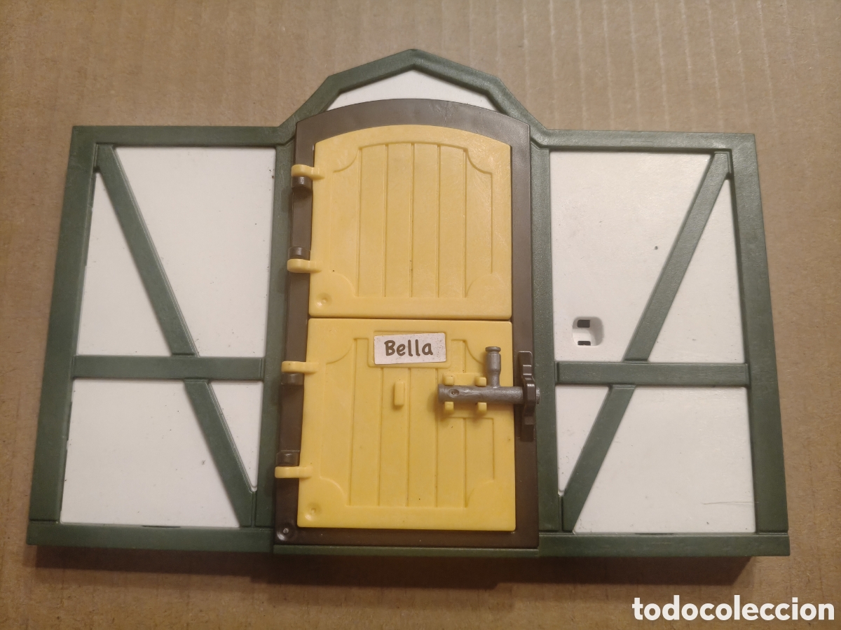 Playmobil: Playmobil pared frontal con puerta,