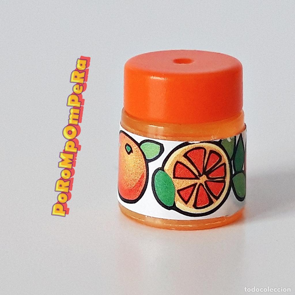 Playmobil: PLAYMOBIL tarro naranja trasl&uacute;cido tapa bote envase alimento tienda supermercado cocina R1