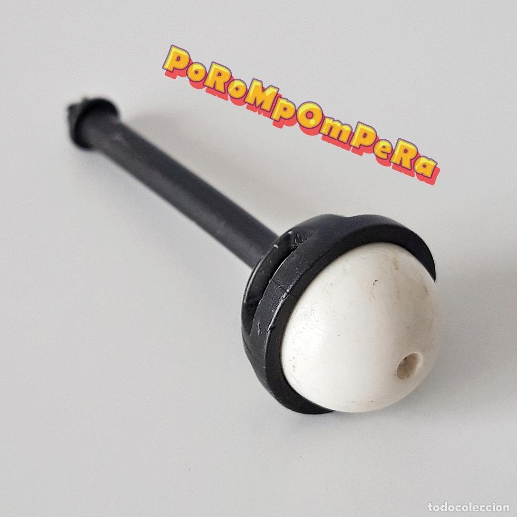 Playmobil: PLAYMOBIL l&aacute;mpara negra bola blanca 5176 5182 6300 farola luz S4