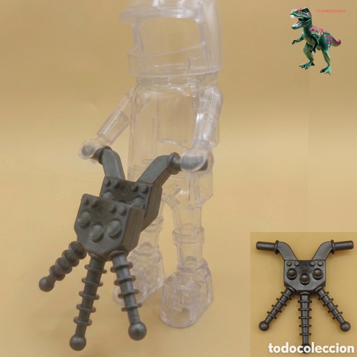 Playmobil: Playmobil 3907 version espa&ntilde;a y argentina herramienta astronauta playmospace sonda radar 3536 35355