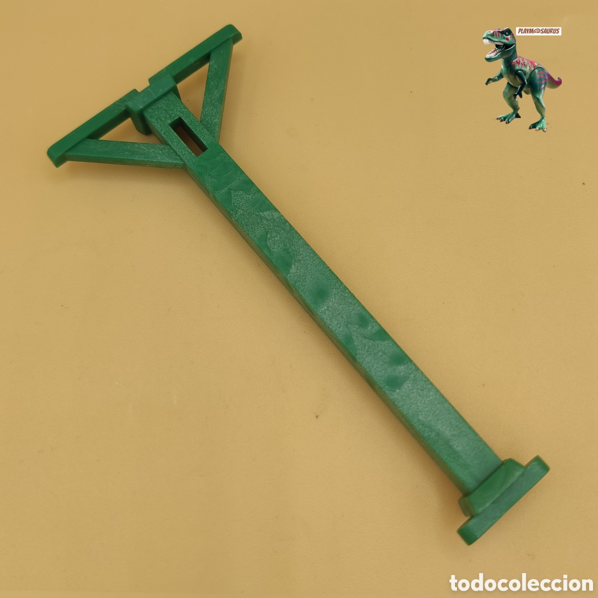 Playmobil: Playmobil vintage poste verde viga soporte columna saloon western 3425 3461 porche cantina oeste