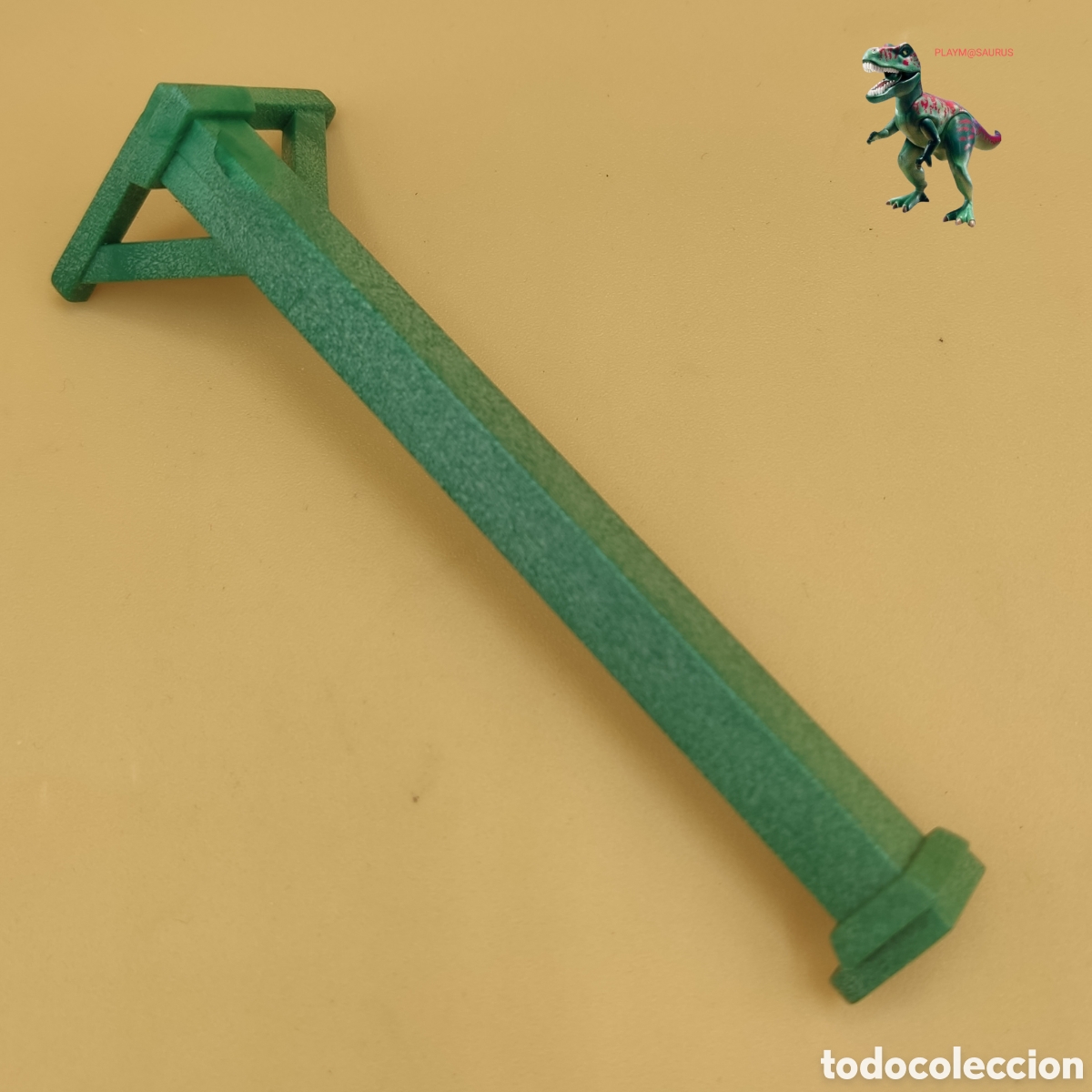 Playmobil: Playmobil vintage poste verde viga soporte columna saloon western 3425 3461 porche cantina oeste