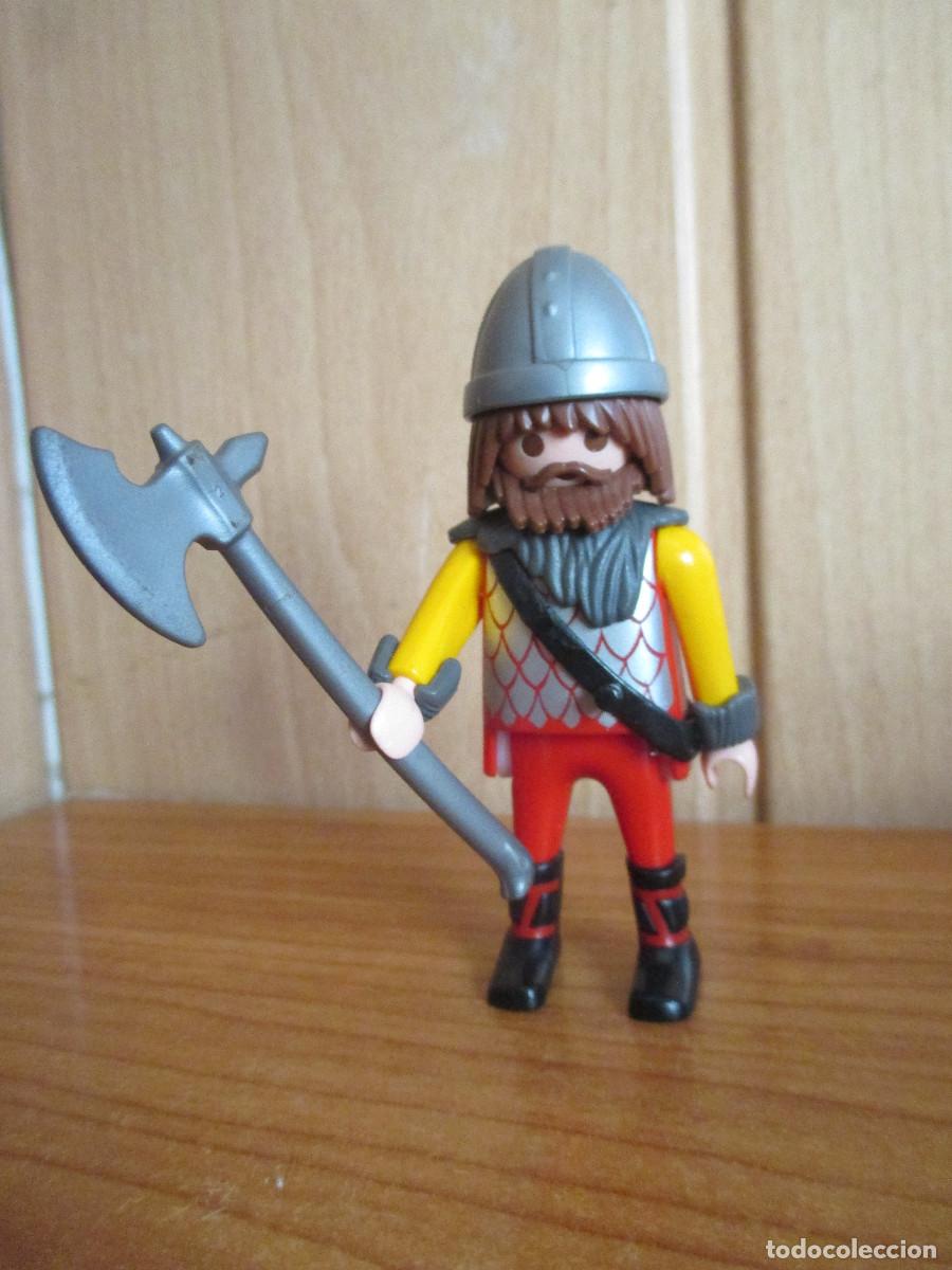 Playmobil: PLAYMOBIL : 1 FIGURA SOLDADO VIKINGO O MEDIEVAL