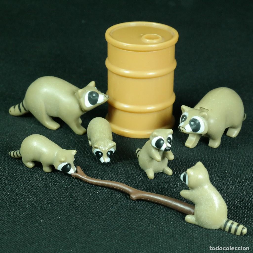 Playmobil: Playmobil mapaches con barril ☼