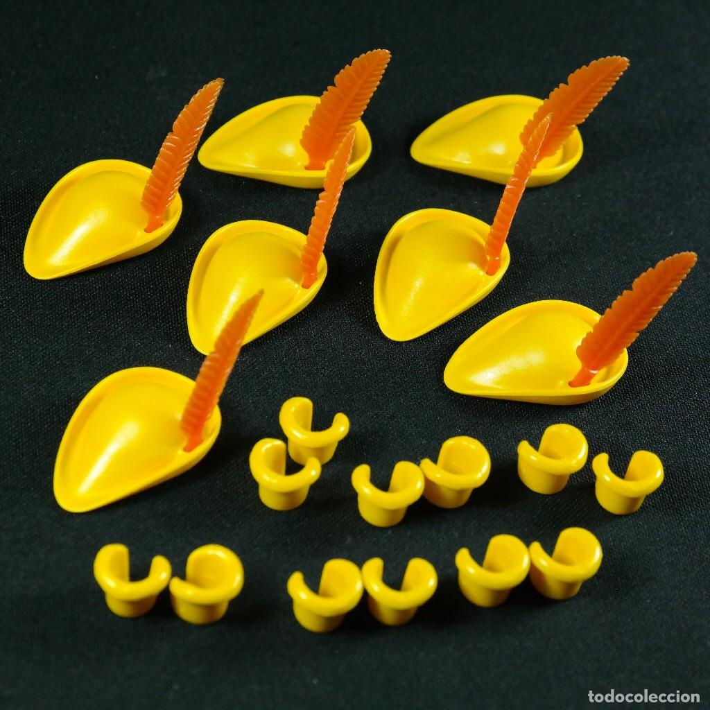 Playmobil: Playmobil gorros medievales con plumas y tobilleras ☼