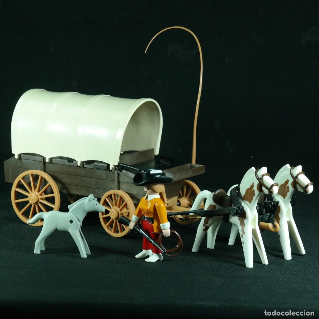 Playmobil: Playmobil carreta oeste con vaquera ☼