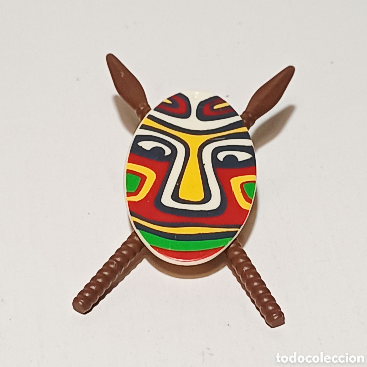 Playmobil: Pieza playmobil escudo massai tribu africa decoraci&oacute;n jaula leones circo