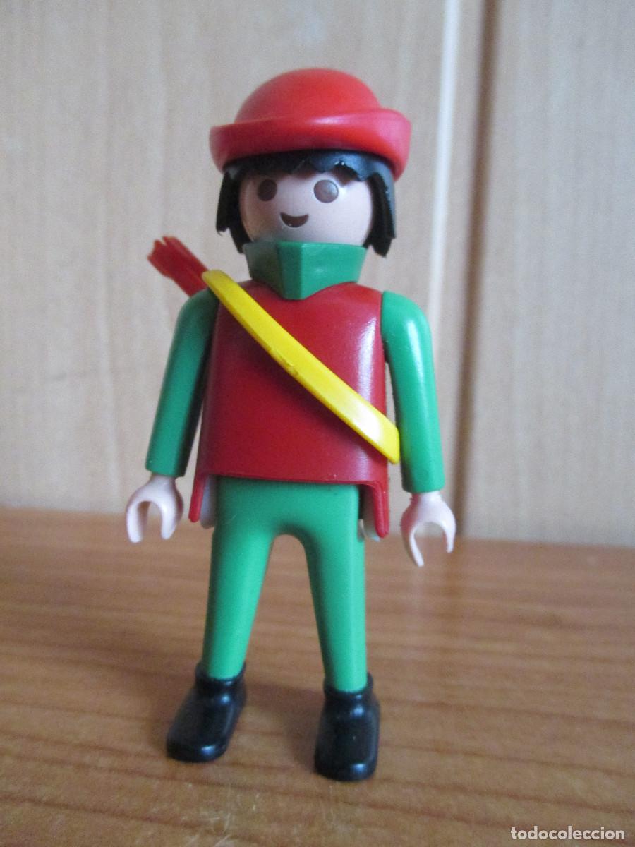 Playmobil: PLAYMOBIL : 1 FIGURA SOLDADO MEDIEVAL ROBIN HOOD, DE LA REF. 3627 FESTIN MEDIEVAL