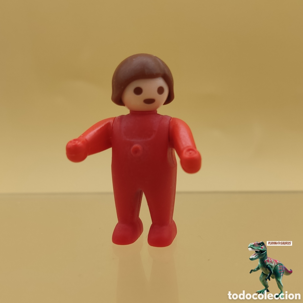 Playmobil: Playmobil figura bebe rojo ni&ntilde;o ni&ntilde;a victoriano medieval guarderia parque oeste 3145 3593 3769