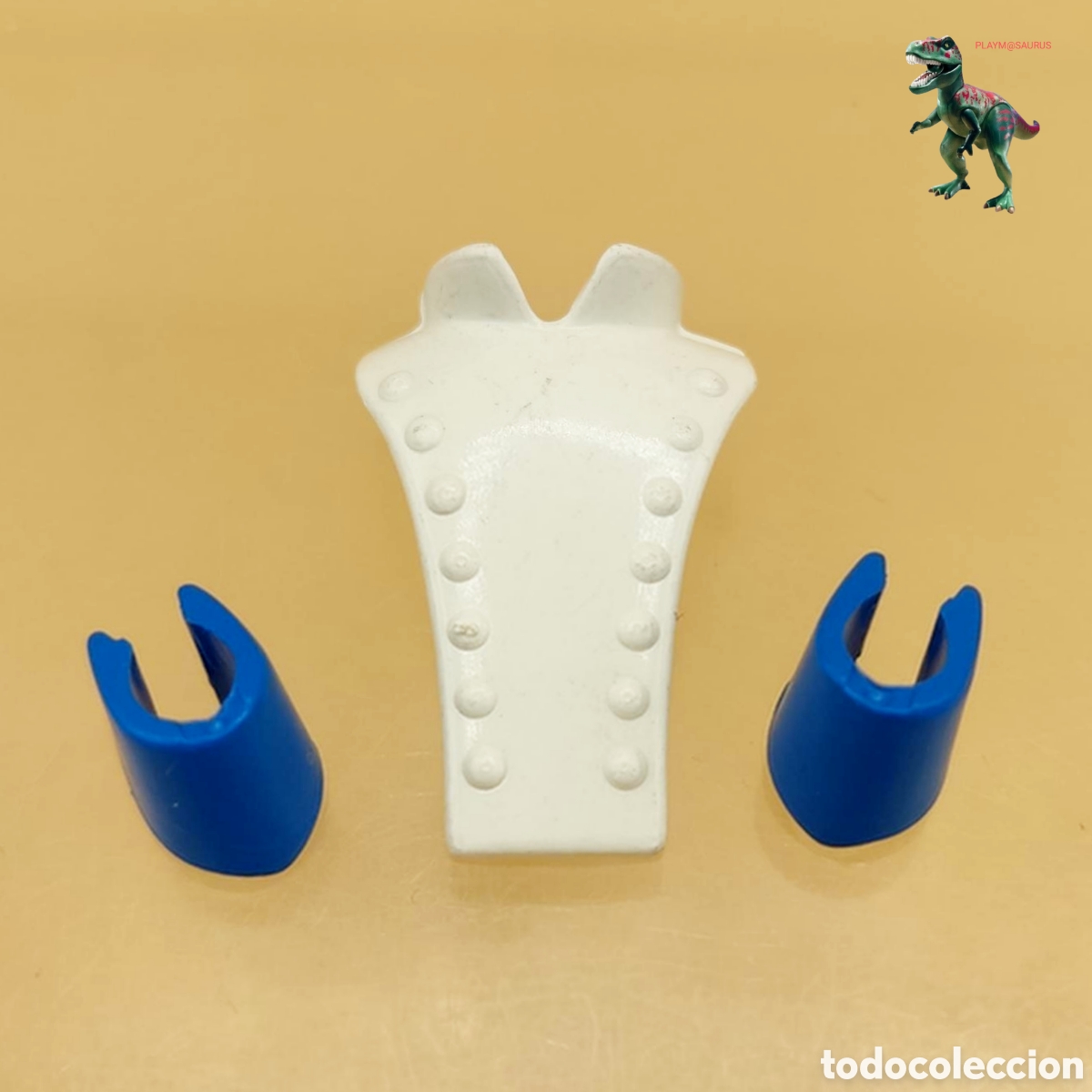 Playmobil: Playmobil pechera blanca casaca soldados ingleses guardia garita pu&ntilde;os azules 3544 3387 3388 3402