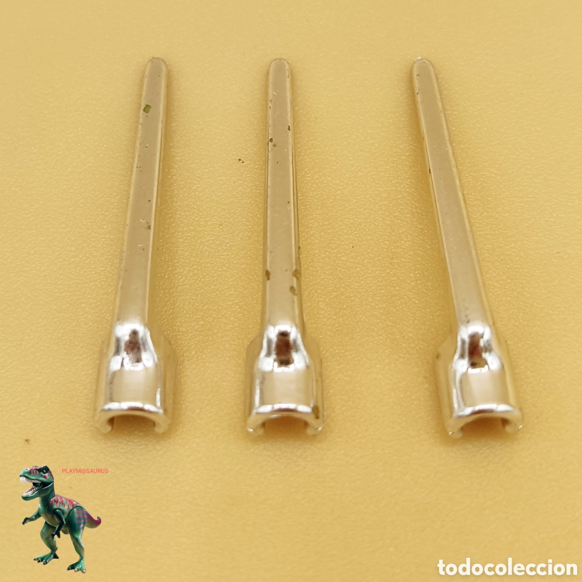 Playmobil: Playmobil 3402 3544 3582 3608 3706 x3 bayoneta cromada guardia real soldado ingles fusil