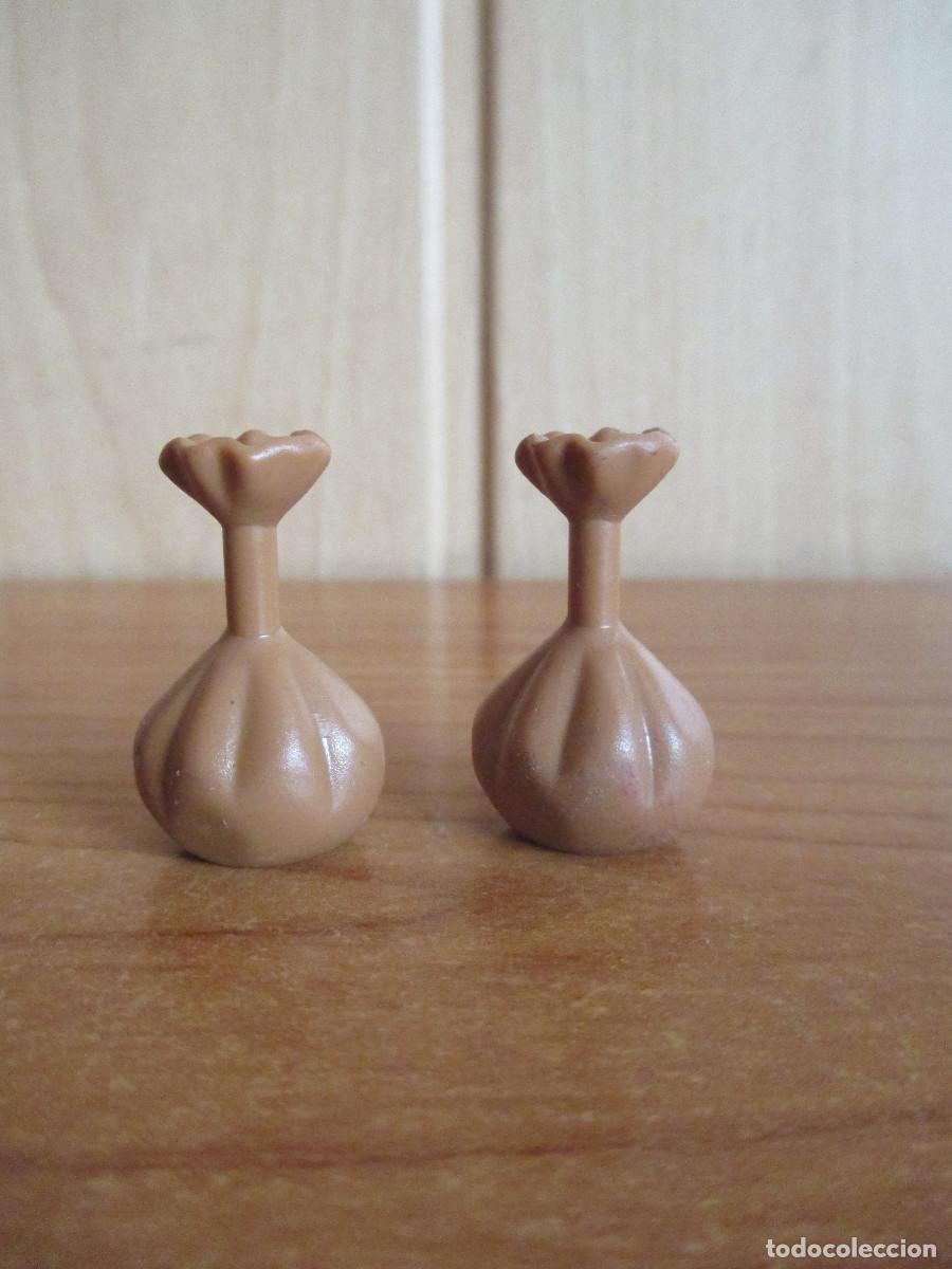 Playmobil: PLAYMOBIL : 1 LOTE DE 2 SACAS DE DINERO MARRONES