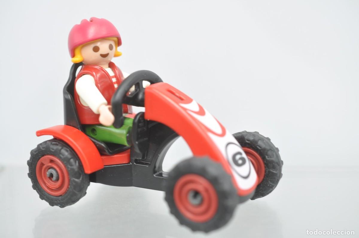Playmobil: wsk120 Playmobil, figura ni&ntilde;a con kart