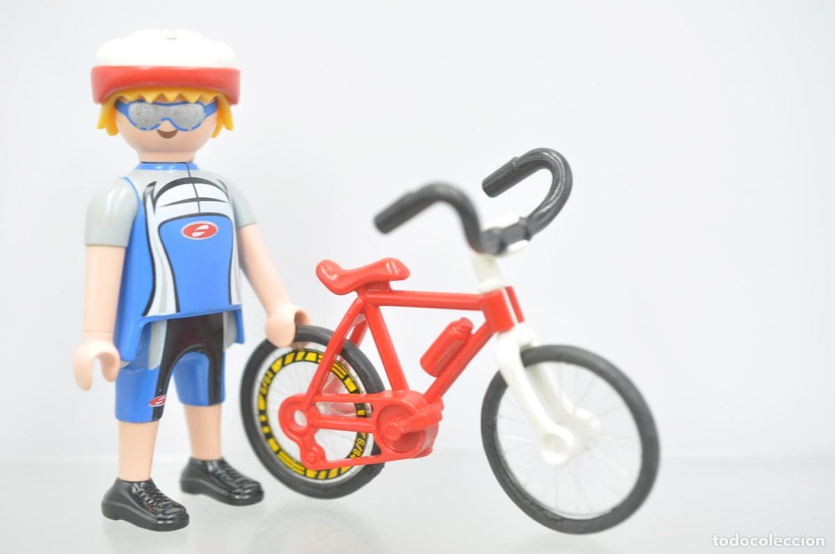 Playmobil: wsk120 Playmobil, figura hombre, ciclista