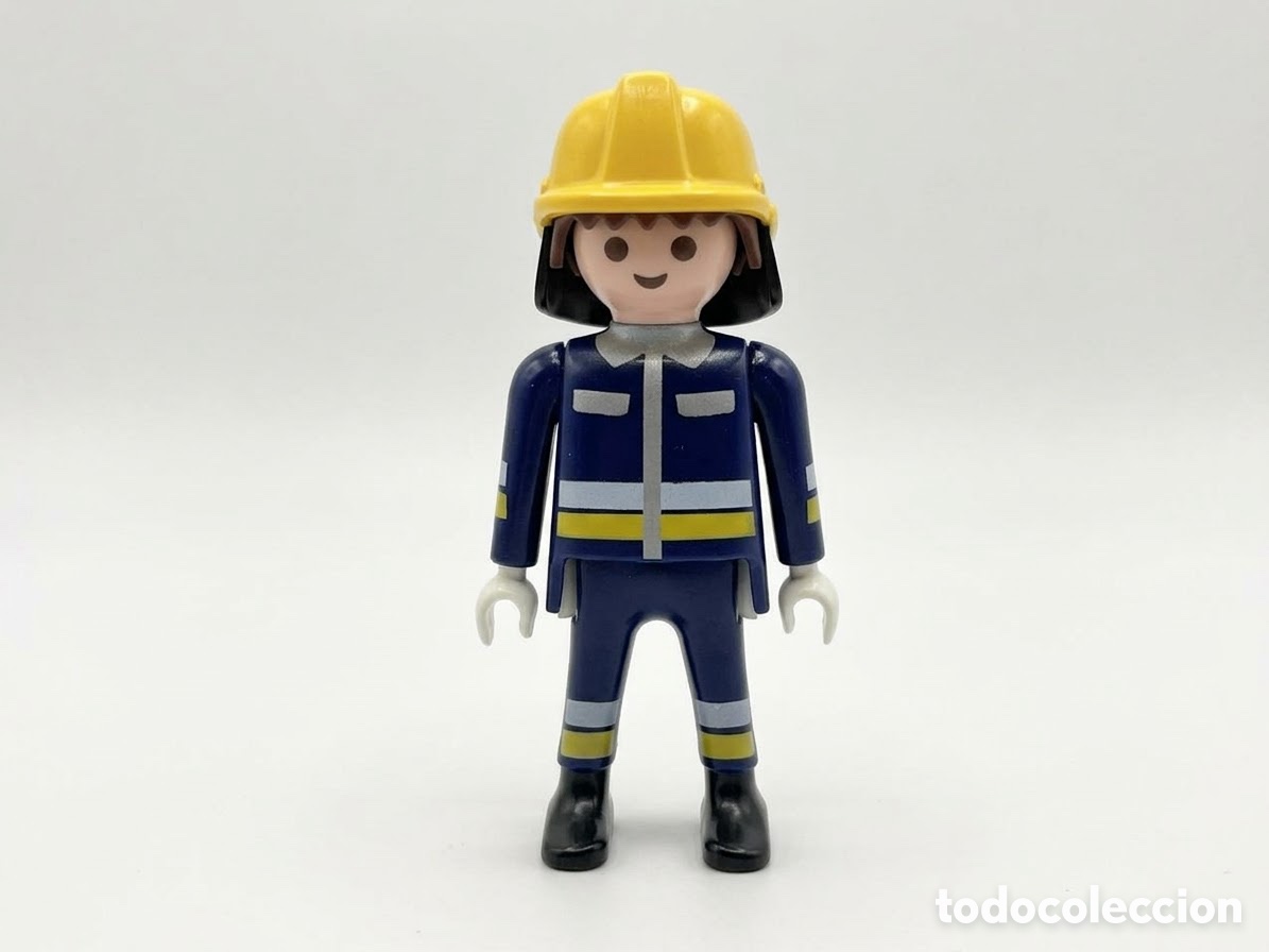 Playmobil: Playmobil bombero casco amarillo