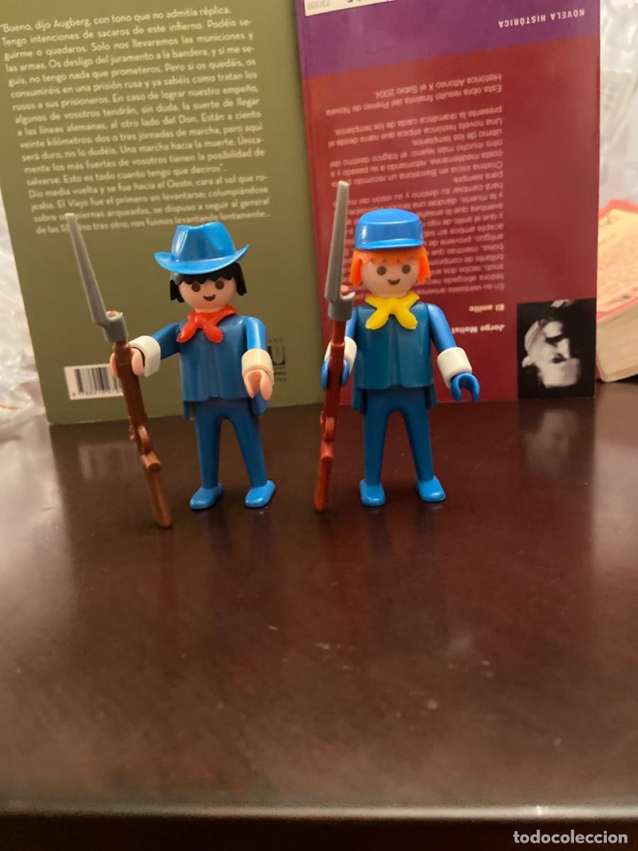 Playmobil: 2 Nordistas soldados antiguos playmobil