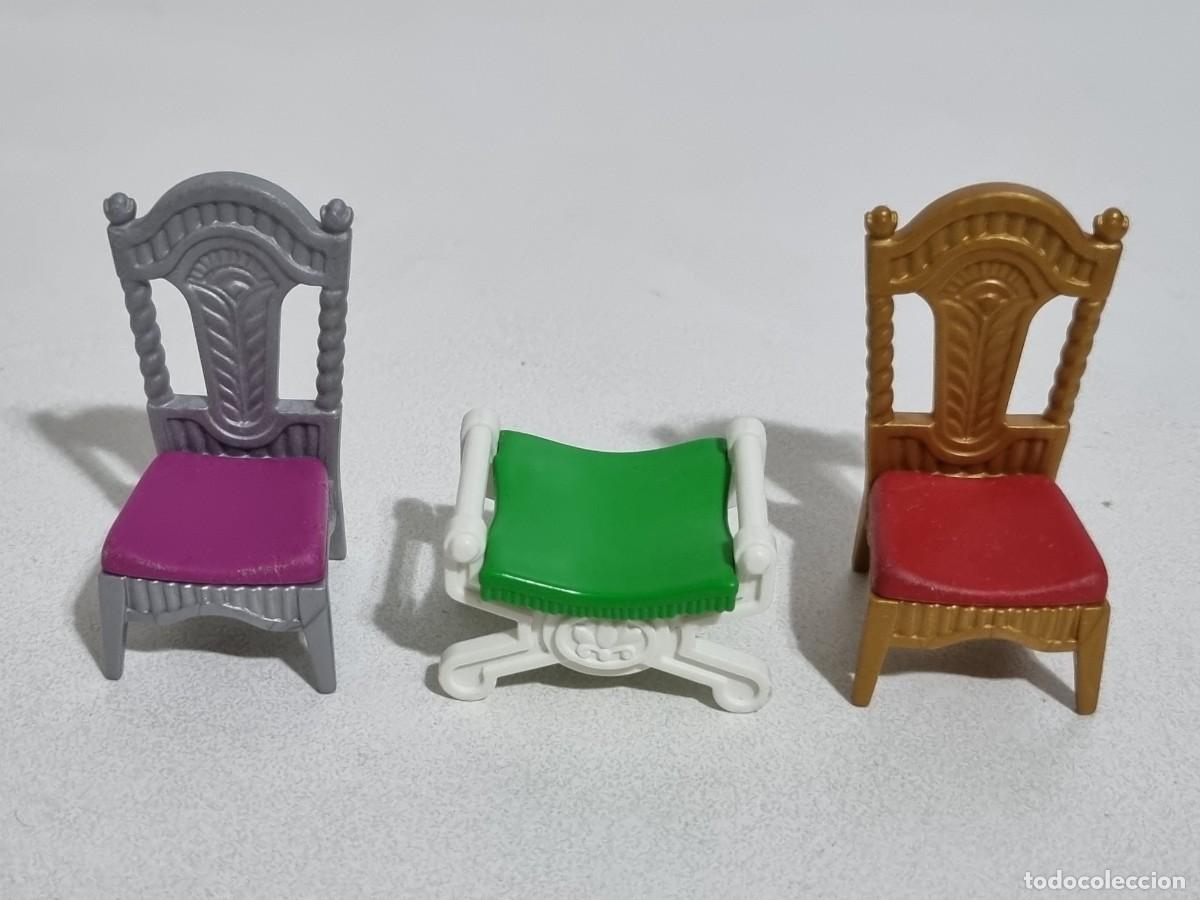Playmobil: Playmobil Lote Silla Asiento Butaca Palacio Real Princesa Castillo Medieval