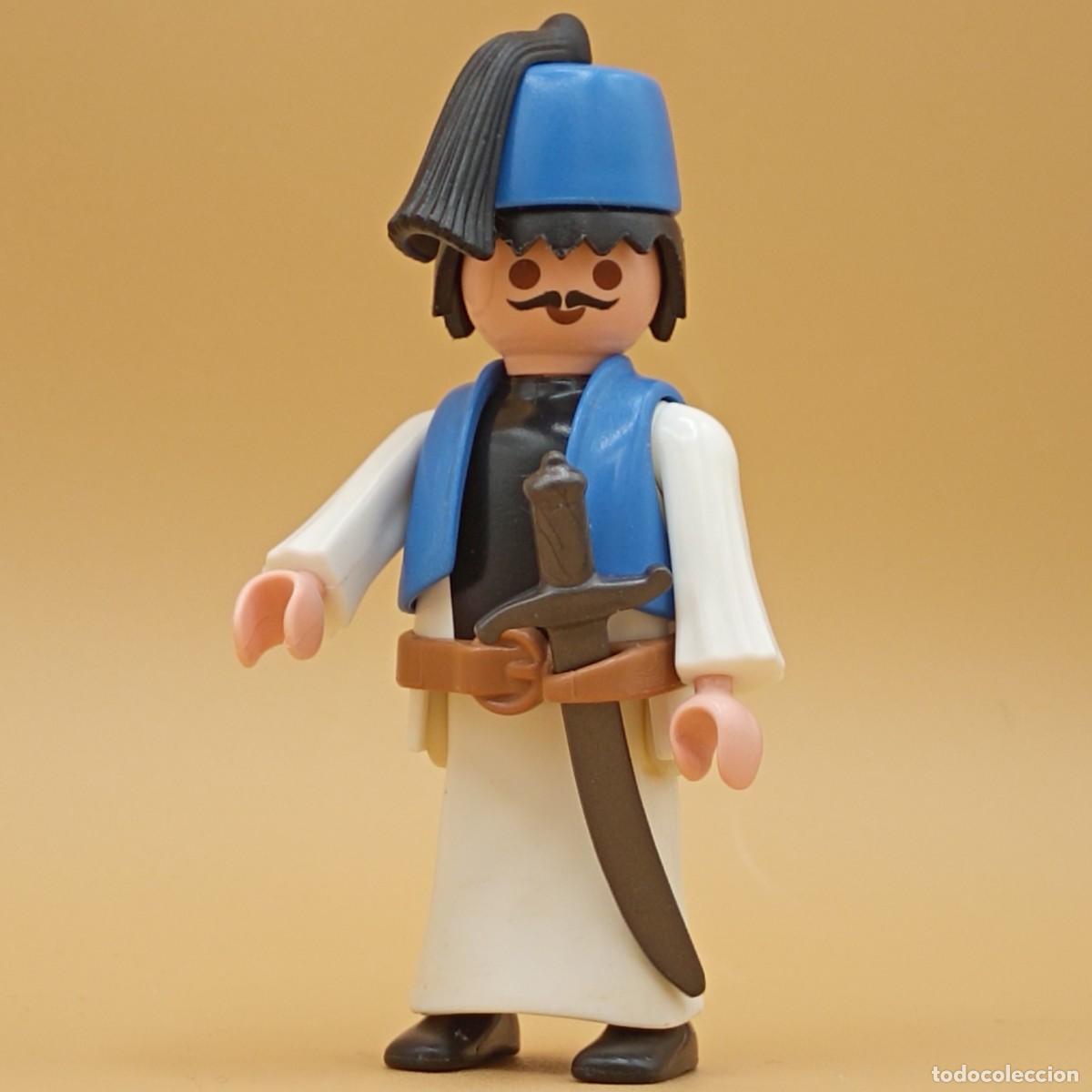 Playmobil: Playmobil figura guerrero revolucion griega 1821 grecia fez imperio otomano turco rebelde