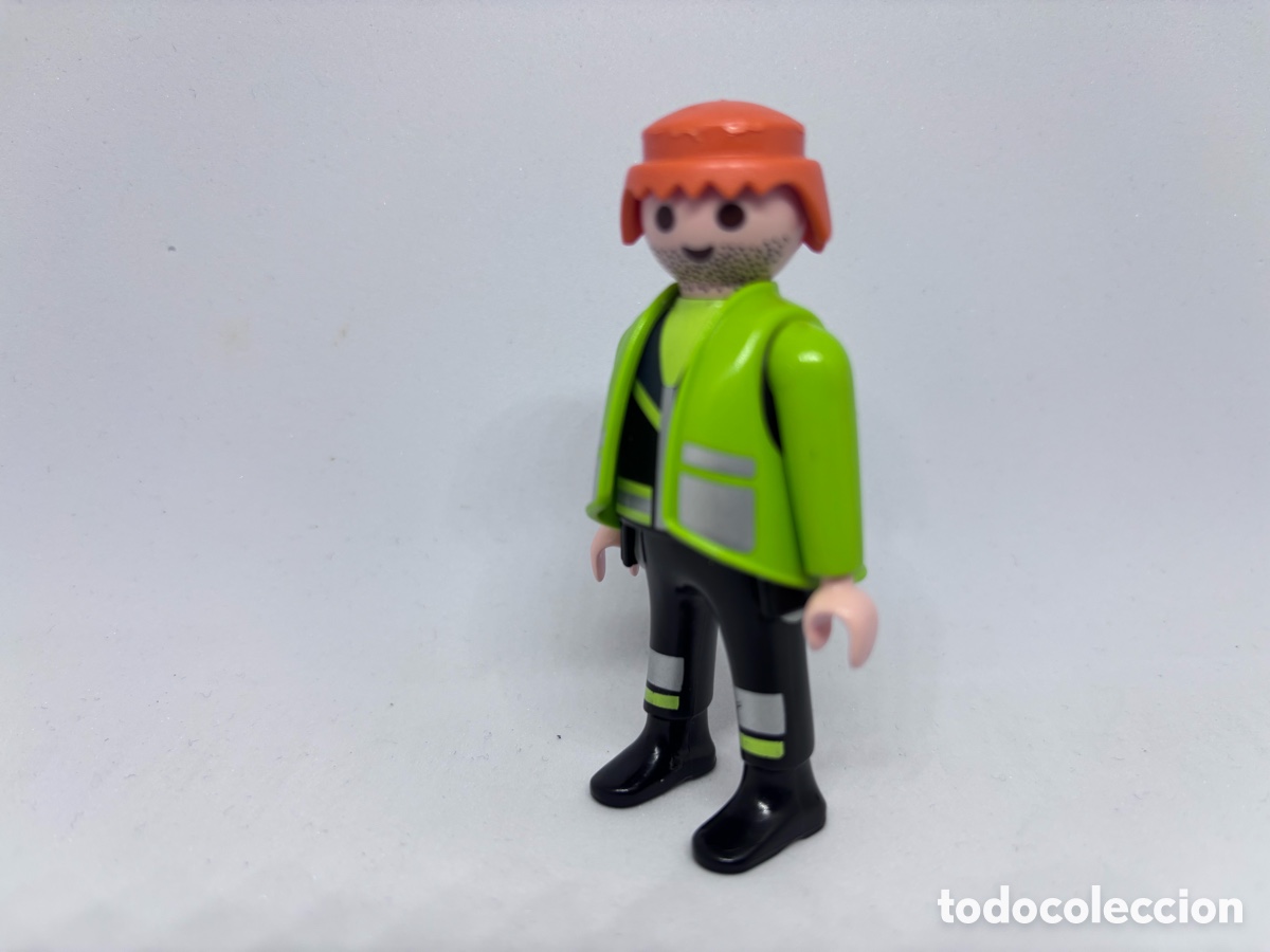 Playmobil: Playmobil operario chaleco verde - Foto 3