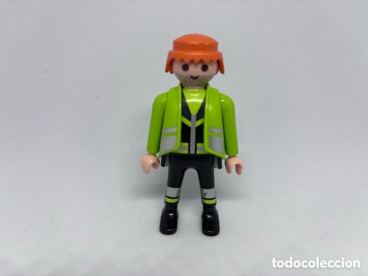 Playmobil: Playmobil operario chaleco verde - Foto 1