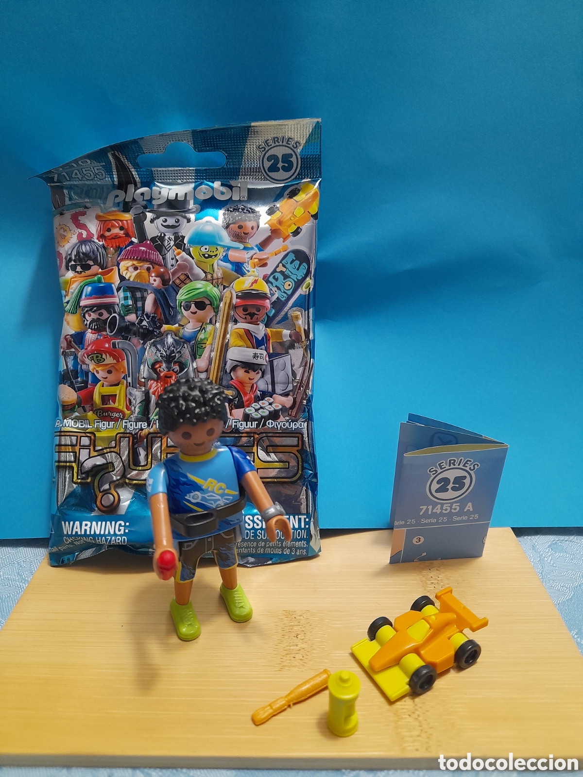 Playmobil: Playmobil serie 25 chicos, adolescente con maqueta de coche