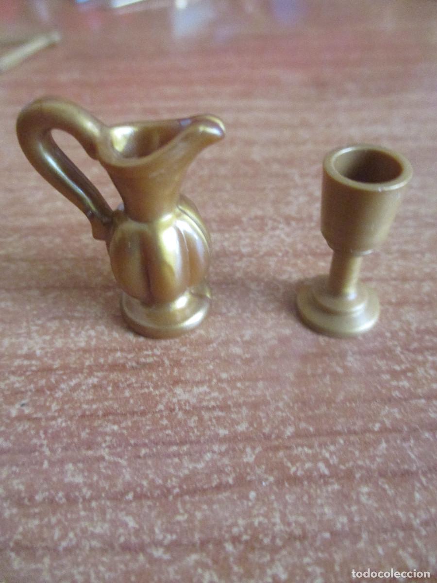 Playmobil: PLAYMOBIL : 1 JARRA Y 1 VASO EGIPCIO DORADA , ACCESORIOS EGIPTO