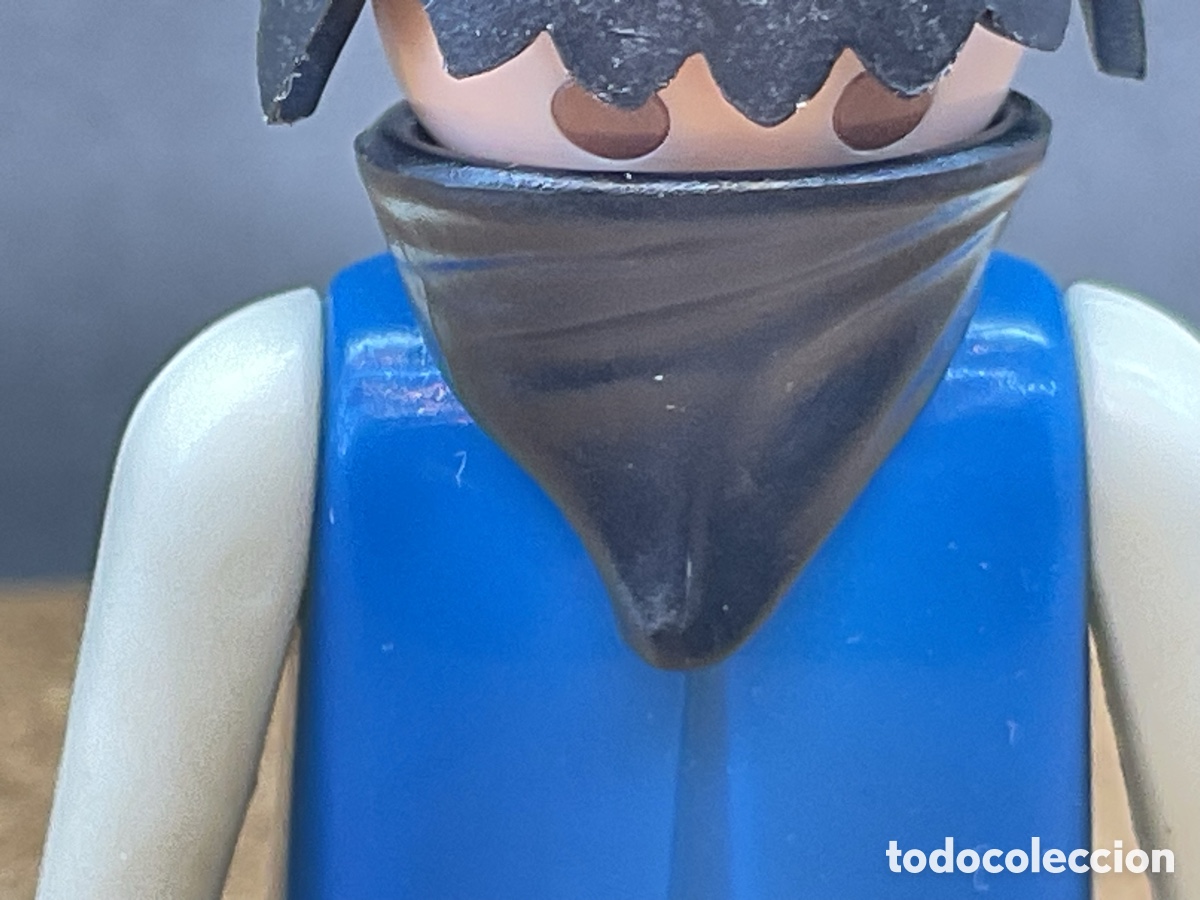 Playmobil: ACCESORIO PLAYMOBIL. PA&Ntilde;UELO BANDOLERO BANDIDO OESTE. COLOR NEGRO.