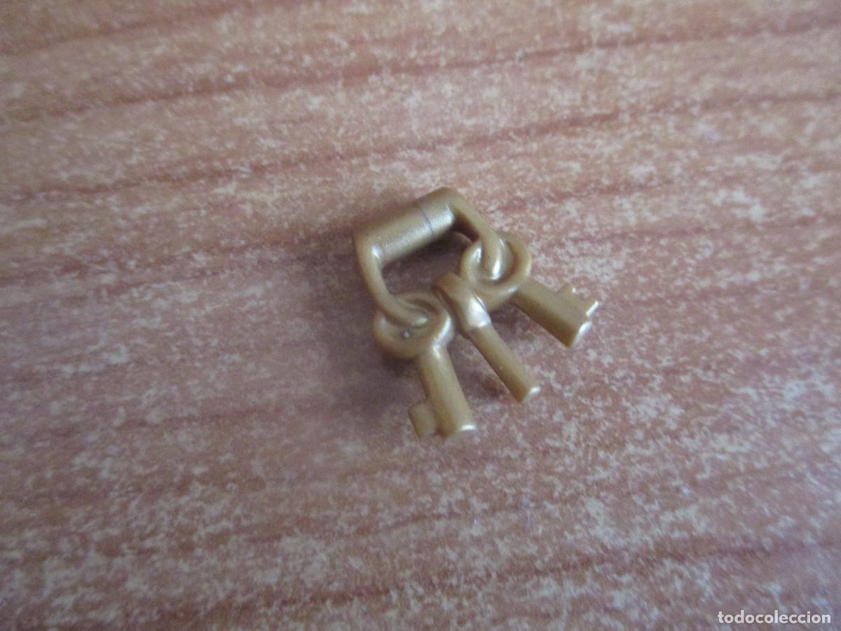 Playmobil: PLAYMOBIL : 1 MANOJO DE LLAVES DORADO