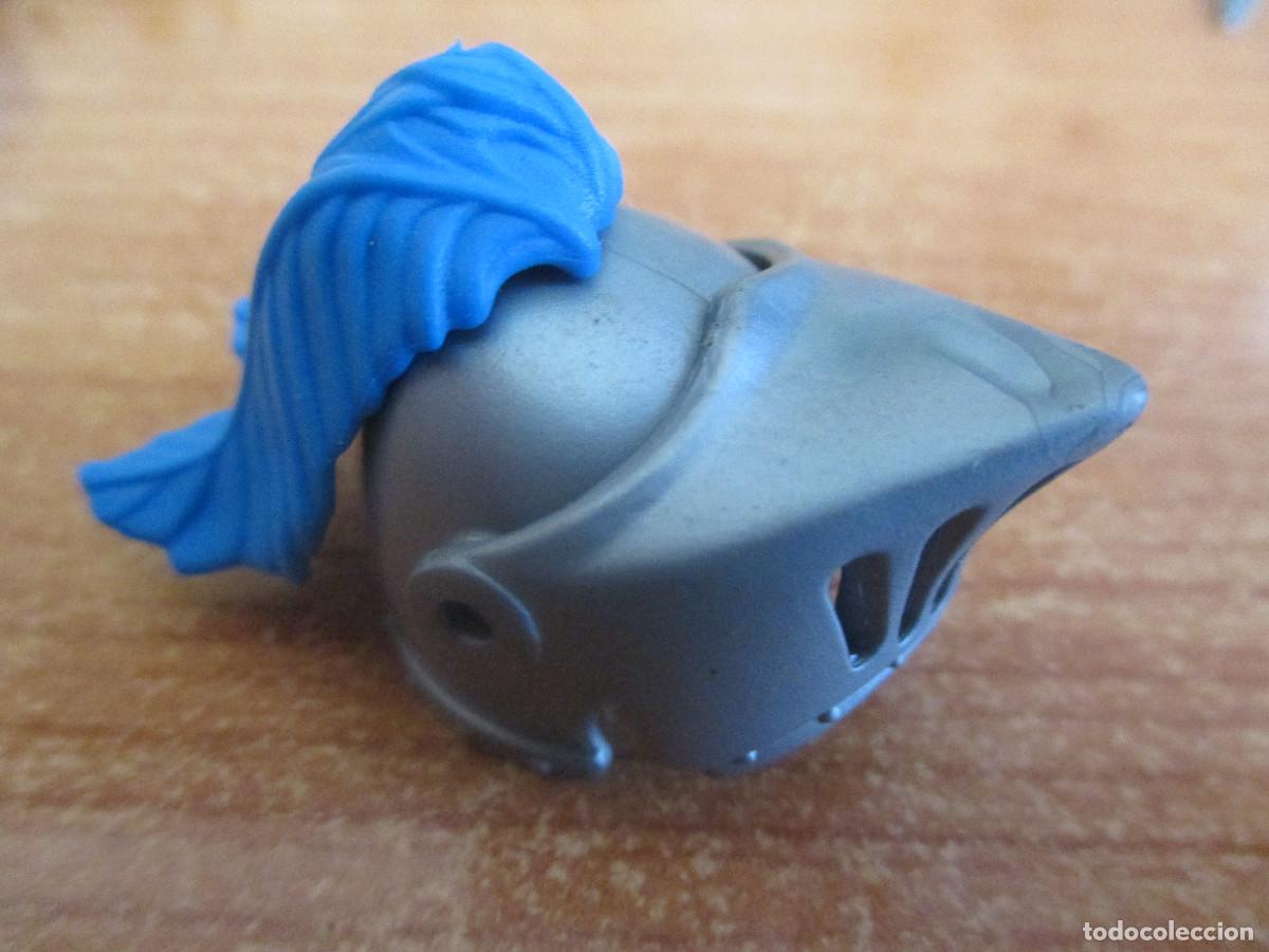 Playmobil: PLAYMOBIL : 1 CASCO O YELMO MEDIEVAL CON PLUMAS AZULES