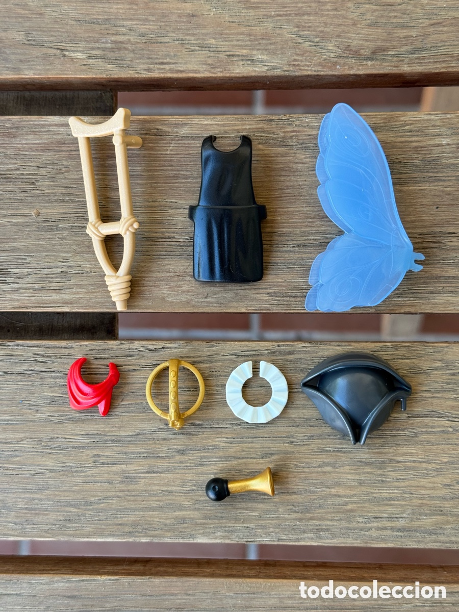 Playmobil: Playmobil Lote 8 Accesorios Alas Hada Pirata