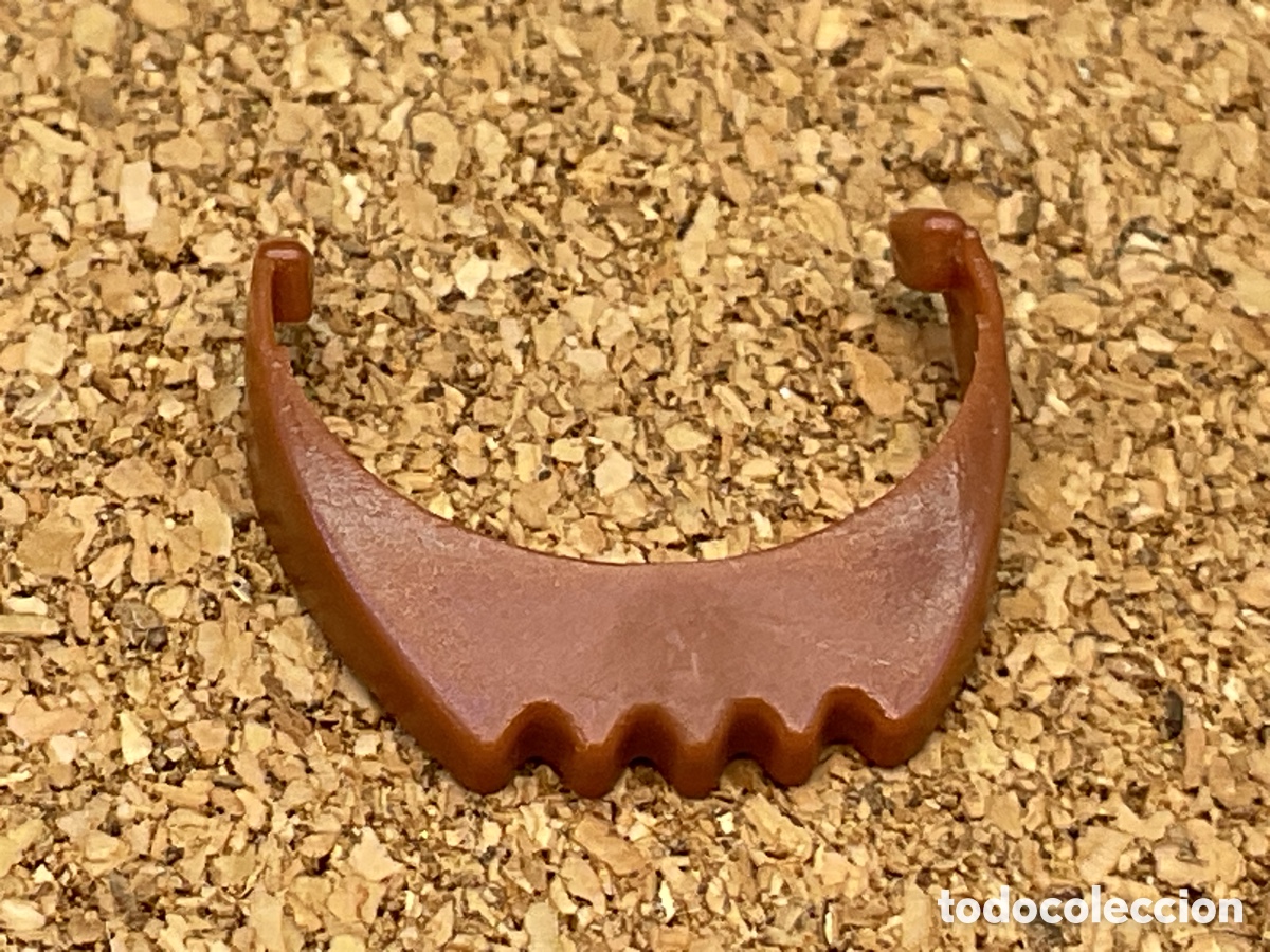 Playmobil: ACCESORIO PLAYMOBIL. BARBA COLOR MARRON . REF OESTE, GRANJERO, ETC