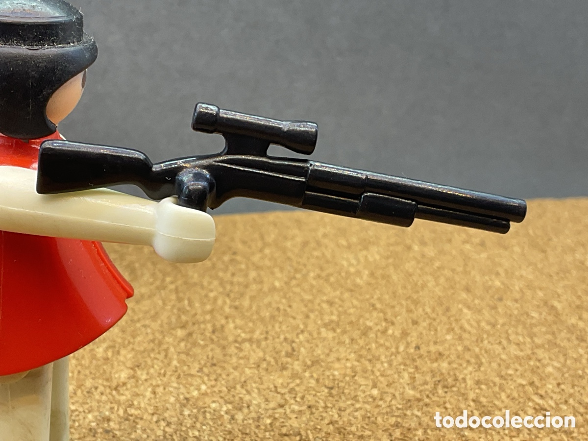 Playmobil: ACCESORIO PLAYMOBIL. RIFLE O ESCOPETA CON MIRA TELESCOPICA.