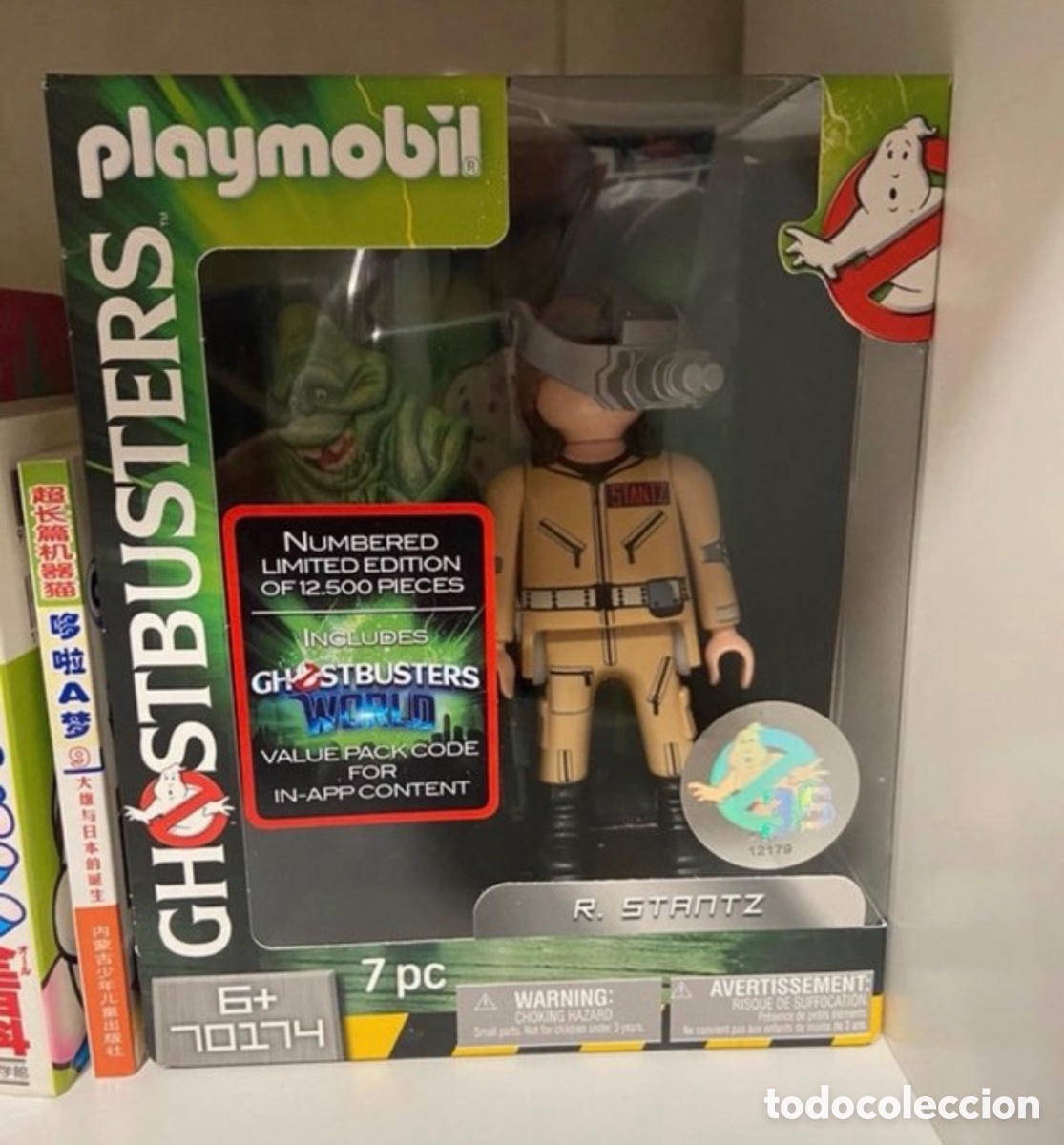 Playmobil: PLAYMOBIL Ghostbusters 15 cent&iacute;metros Figura Coleccionable R. Stantz cazafantasmas