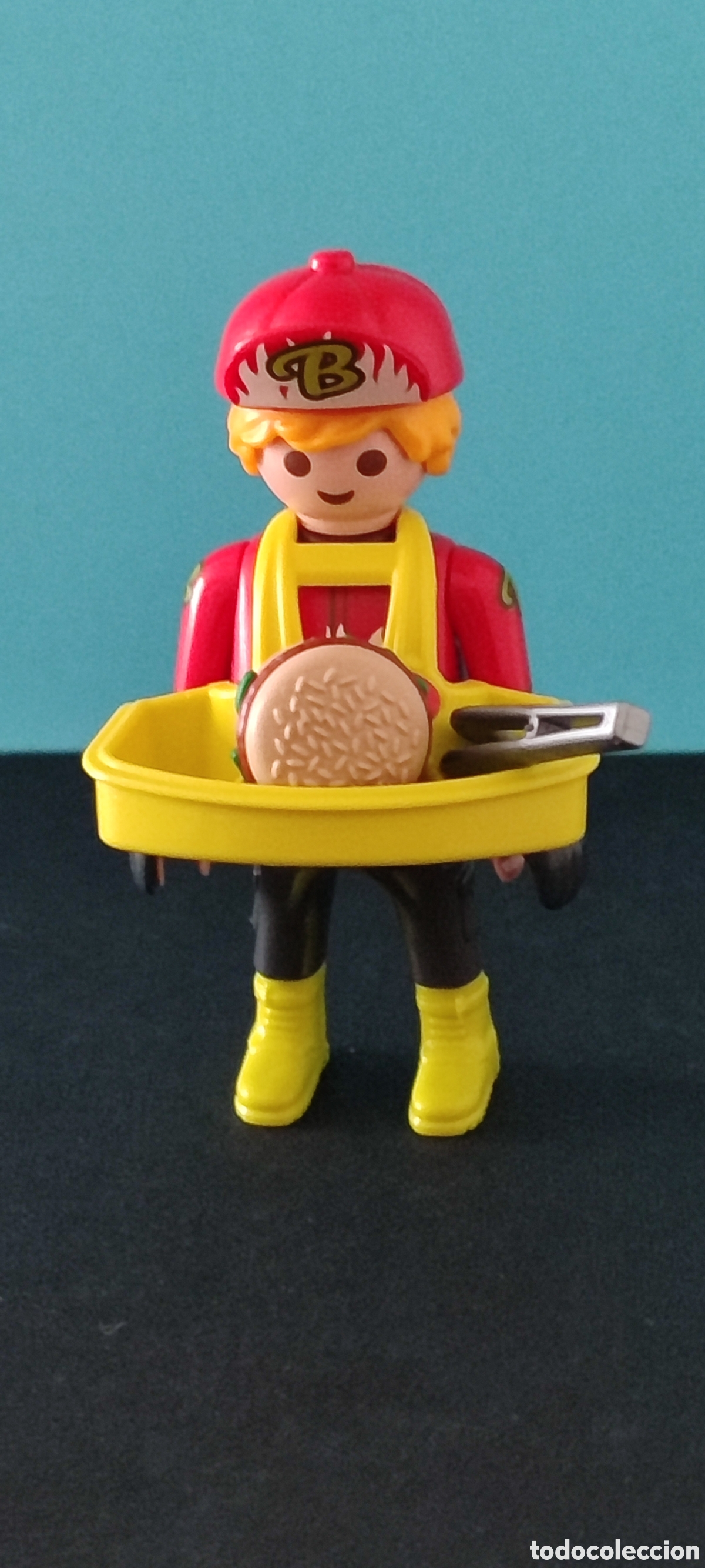 Playmobil: Vendedor hamburguesas. Playmobil.