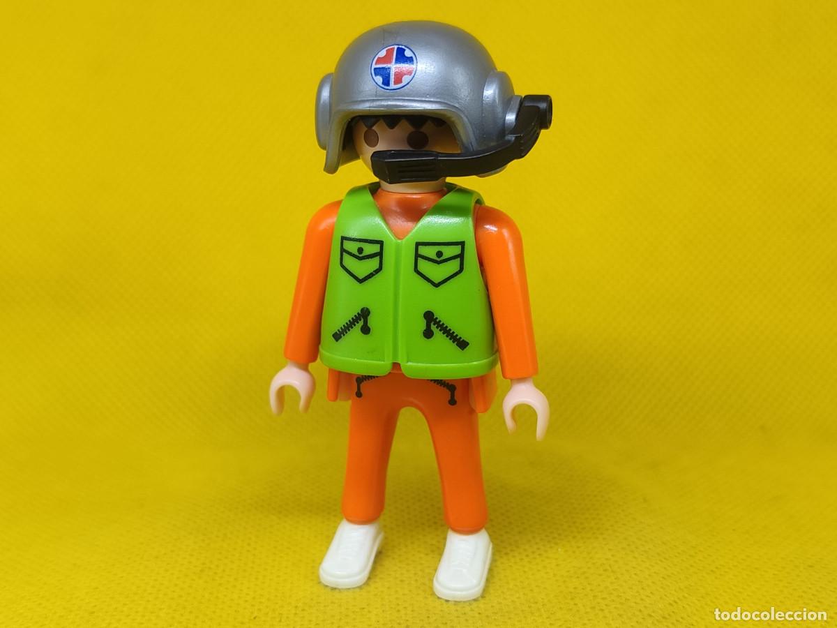 Playmobil: Playmobil Piloto de rescate, enfermero, m&eacute;dico
