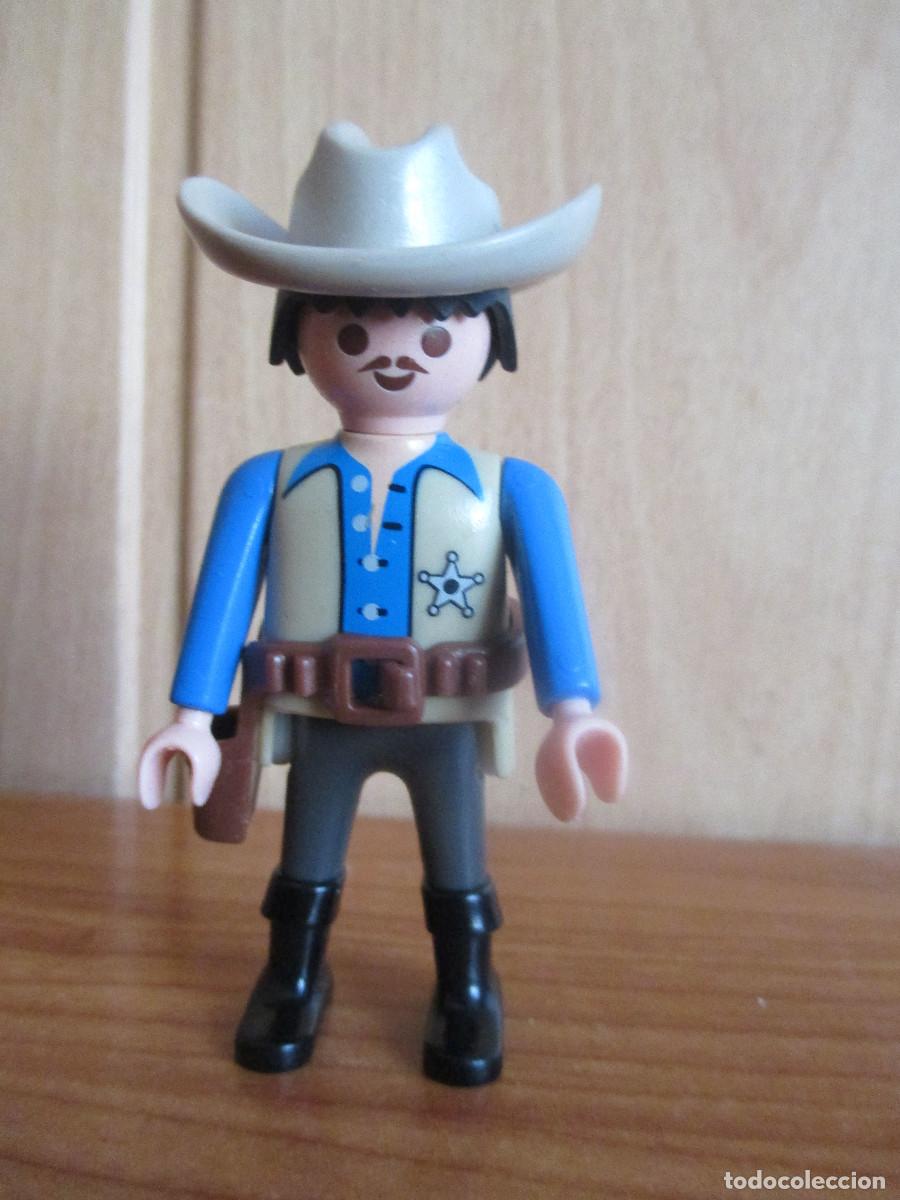 Playmobil: PLAYMOBIL : 1 FIGURA VAQUERO OESTE , SHERIFF