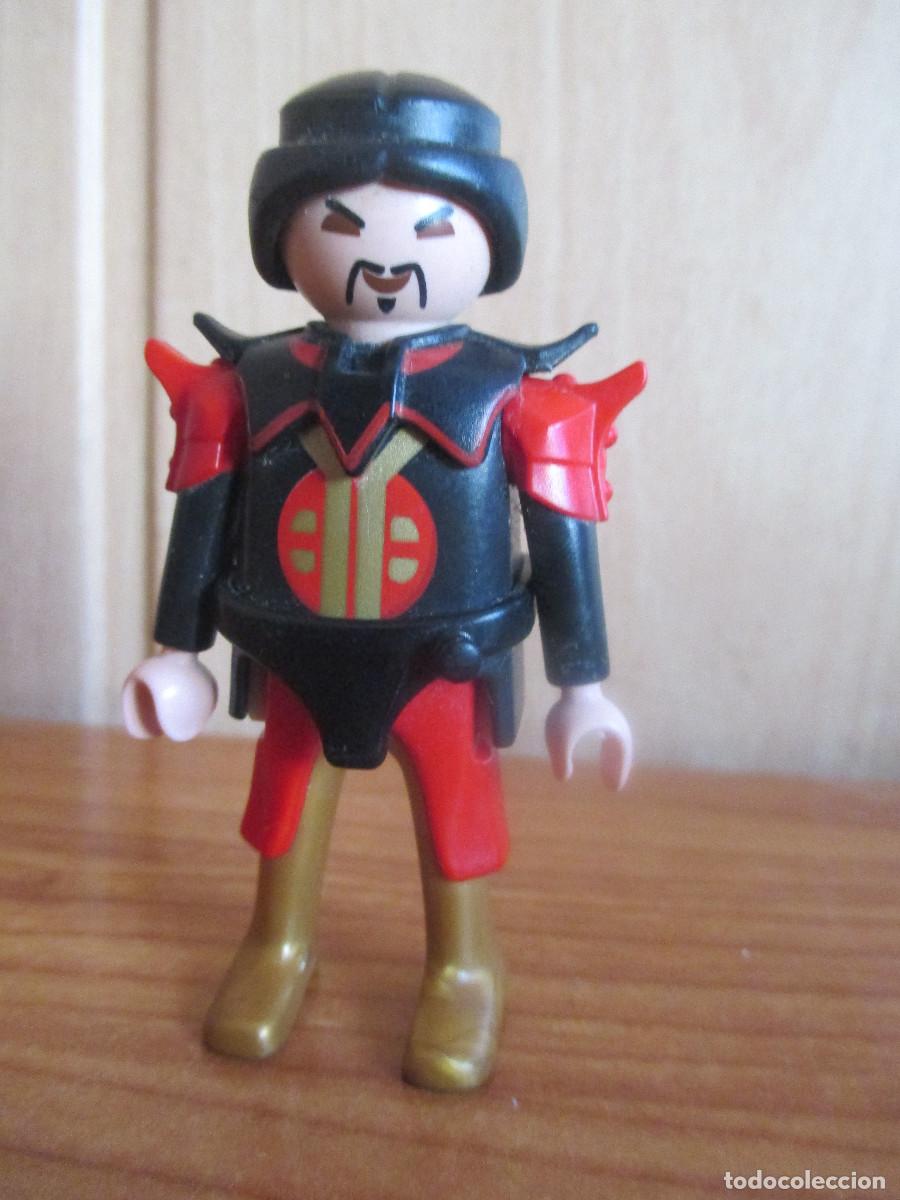 Playmobil: PLAYMOBIL : 1 FIGURA SOLDADO MEDIEVAL , RASGO ORIENTAL