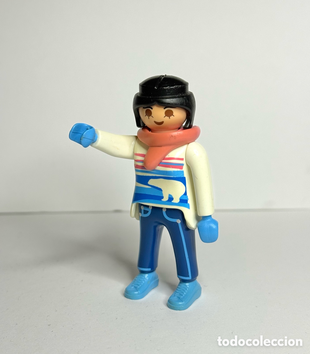 Playmobil: Playmobil vintage chica con bufanda (1992) descatalogado