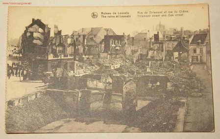Postales: Postal de las ruinas de Lovaine - Foto 1