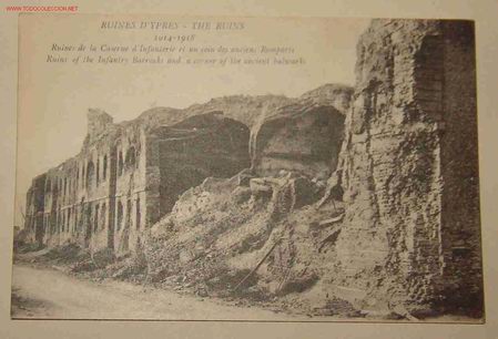 Postales: Postal de las ruina dYpres - Foto 1