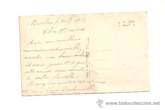 Postales: POSTAL militar CASCO ADRIAN ww1 - Foto 2