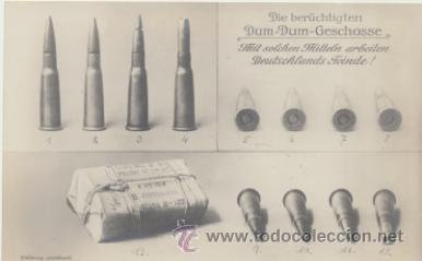 Postales: Dum - Dum - Geschosse.   ( Sobre munici&oacute;n) - Foto 1